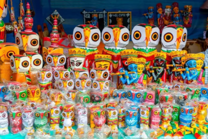 Traditional Hand-Painted Wooden Owl Collection