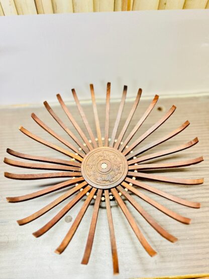 Handmade Wooden Sunburst Wall Art